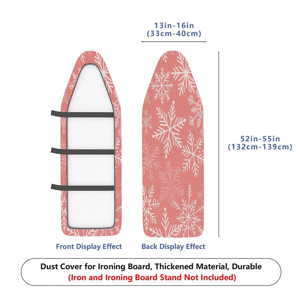 1-Piece Snowflake Christmas Winter  Ironing Board Cover, Universal Size, Without Board