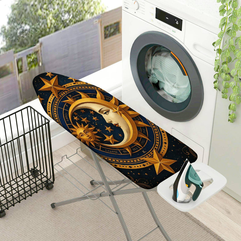 1-Piece Moon Star Galaxy  Ironing Board Cover, Universal Size, Without Board