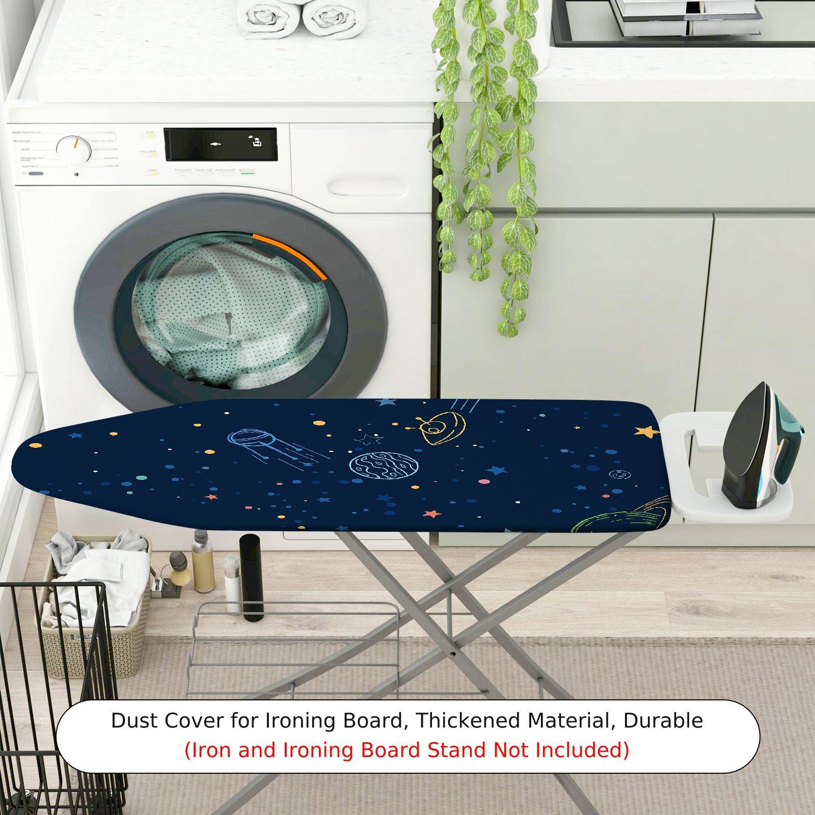 1-Piece Space Galaxy Stars  Ironing Board Cover, Universal Size, Without Board