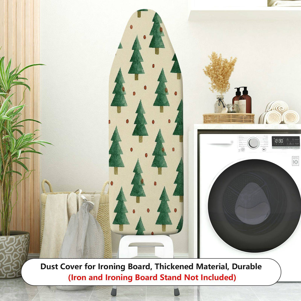 1-Piece Christmas Tree Pattern Decorative Printed  Ironing Board Cover, Universal Size, Without Board