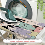 1-Piece Animal Pastel  Ironing Board Cover, Universal Size, Without Board