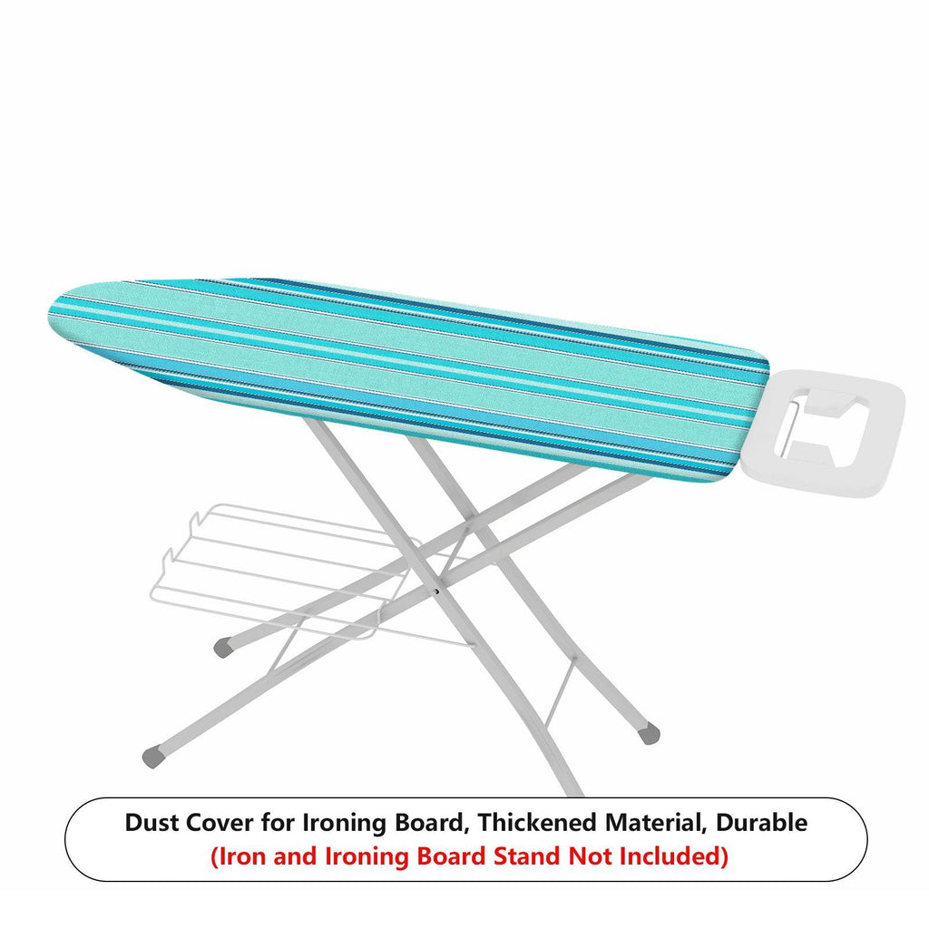 1-Piece Striped Pattern Blue Theme Household  Ironing Board Cover, Universal Size, Without Board