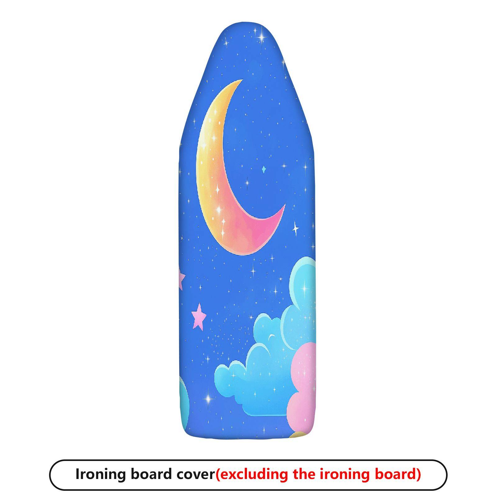 1-Piece Moon Star Cloud  Ironing Board Cover, Universal Size, Without Board