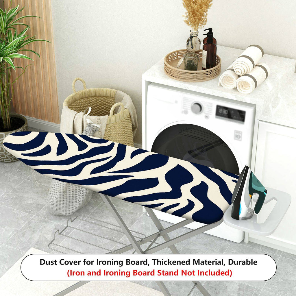 1-Piece Zebra Pattern Striped Chic  Ironing Board Cover, Universal Size, Without Board
