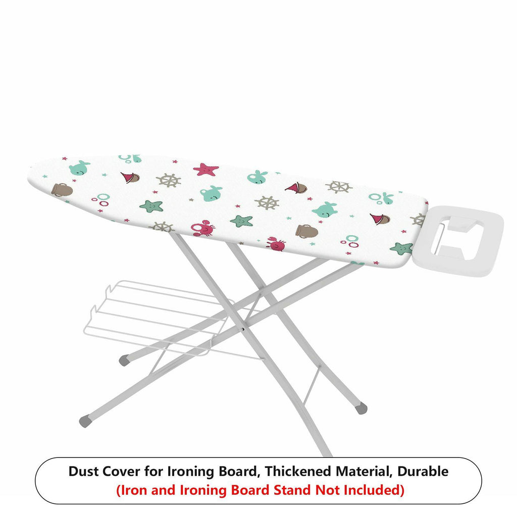 1-Piece Nautical Sea Creatures Starfish  Ironing Board Cover, Universal Size, Without Board