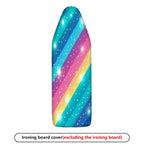 1-Piece Rainbow Sparkle Star  Ironing Board Cover, Universal Size, Without Board