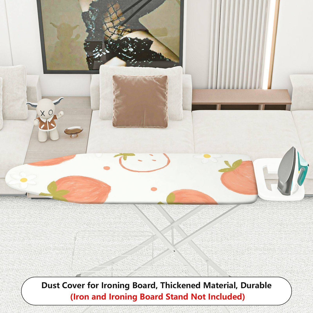 1-Piece Strawberry Floral Fresh  Ironing Board Cover, Universal Size, Without Board