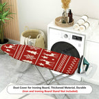 1-Piece Christmas Reindeer Snowflake  Ironing Board Cover, Universal Size, Without Board