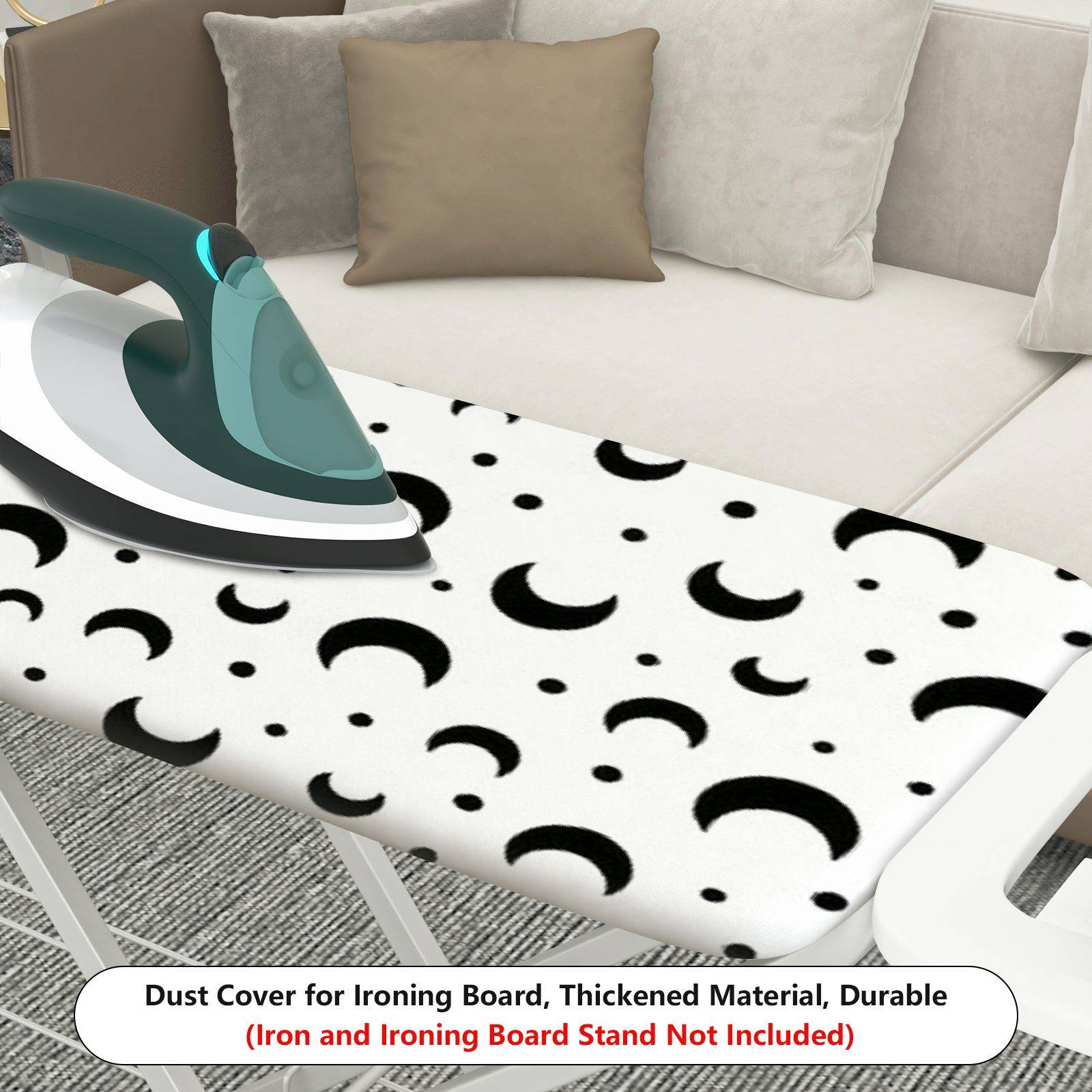 1-Piece Moon Star Celestial  Ironing Board Cover, Universal Size, Without Board