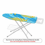 1-Piece Tropical Leaves Blue  Ironing Board Cover, Universal Size, Without Board