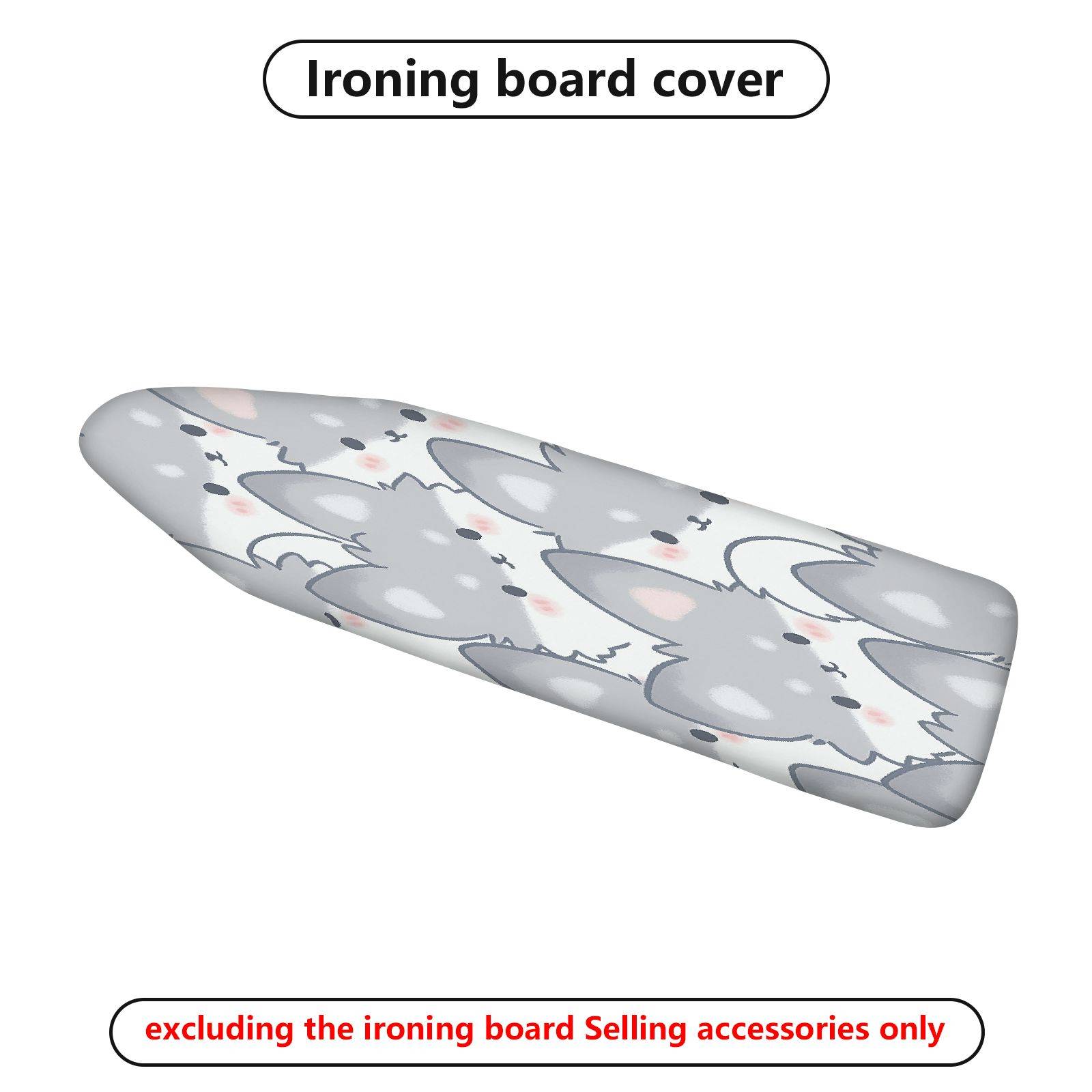 1-Piece Cat  Animal  Ironing Board Cover, Universal Size, Without Board