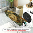 1-Piece Tropical Jungle Plant Style  Ironing Board Cover, Universal Size, Without Board