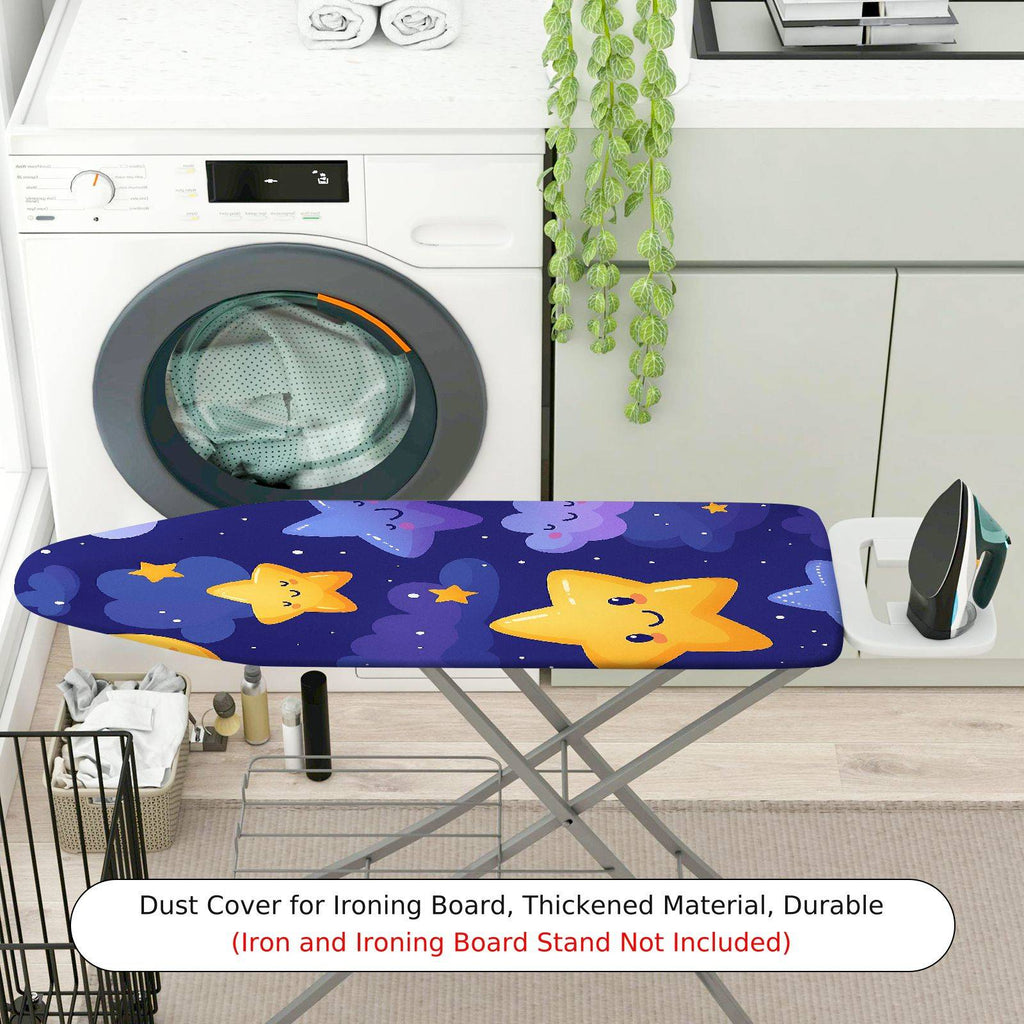 1-Piece Starry Night  Cloud  Ironing Board Cover, Universal Size, Without Board