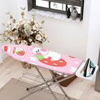 1-Piece Strawberry Milk Bunny  Ironing Board Cover, Universal Size, Without Board