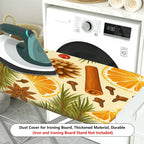1-Piece Pine Cone Orange Star Anise  Ironing Board Cover, Universal Size, Without Board