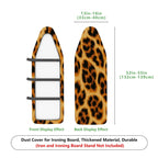 1-Piece Leopard Print Animal Pattern Stylish  Ironing Board Cover, Universal Size, Without Board