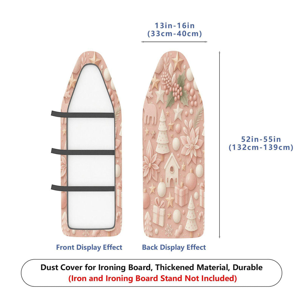 1-Piece Christmas Winter Holiday  Ironing Board Cover, Universal Size, Without Board