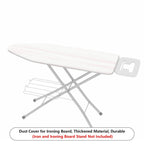 1-Piece White Pink Minimalist Striped  Ironing Board Cover, Universal Size, Without Board
