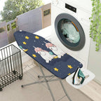 1-Piece Unicorn Star Galaxy  Ironing Board Cover, Universal Size, Without Board