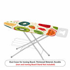 1-Piece Fruit Pattern Colorful Kiwi Strawberry  Ironing Board Cover, Universal Size, Without Board