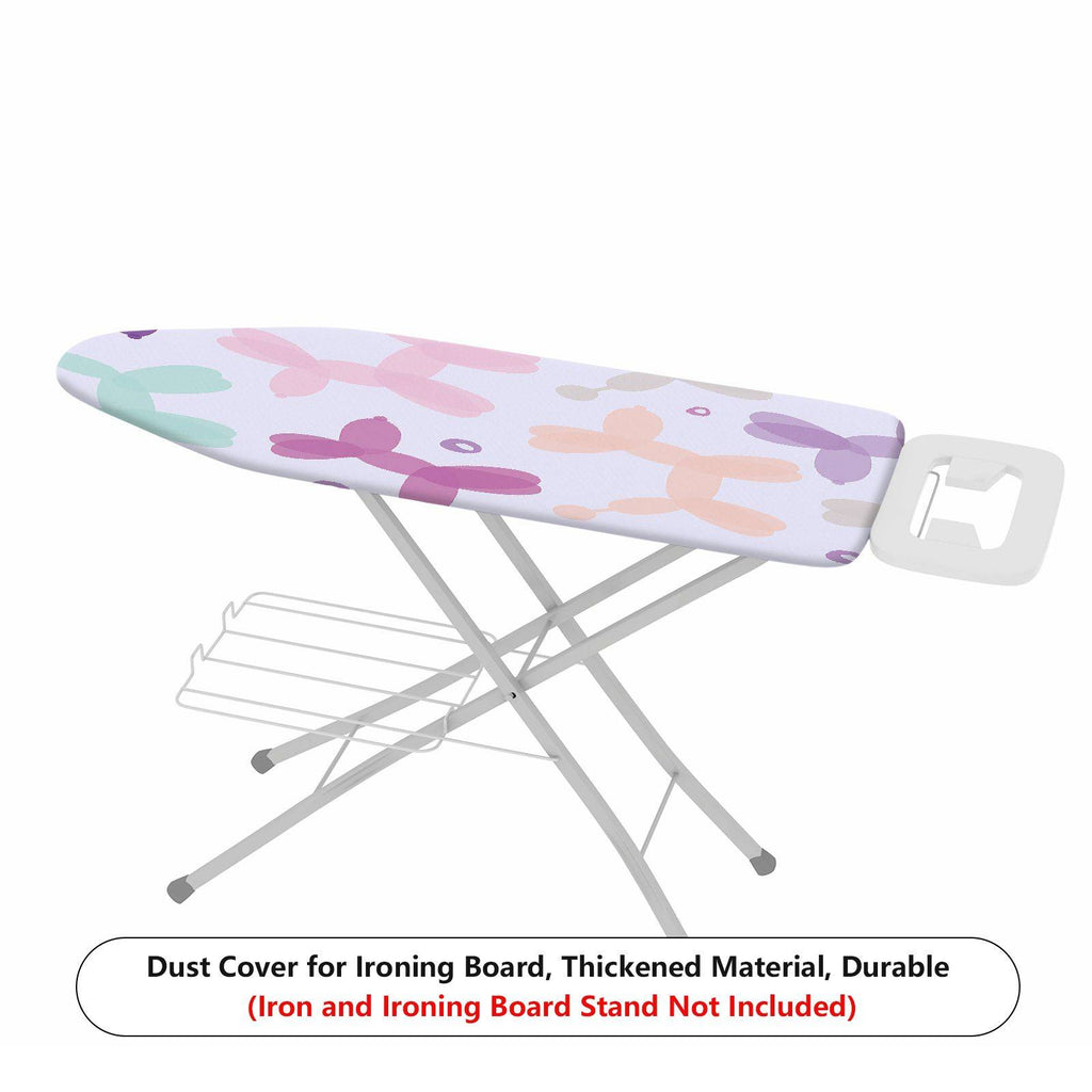 1-Piece Balloon Dog Pastel Cute  Ironing Board Cover, Universal Size, Without Board