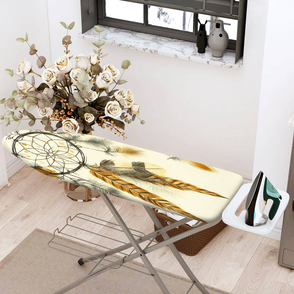 1-Piece Dreamcatcher Feather Pattern  Ironing Board Cover, Universal Size, Without Board
