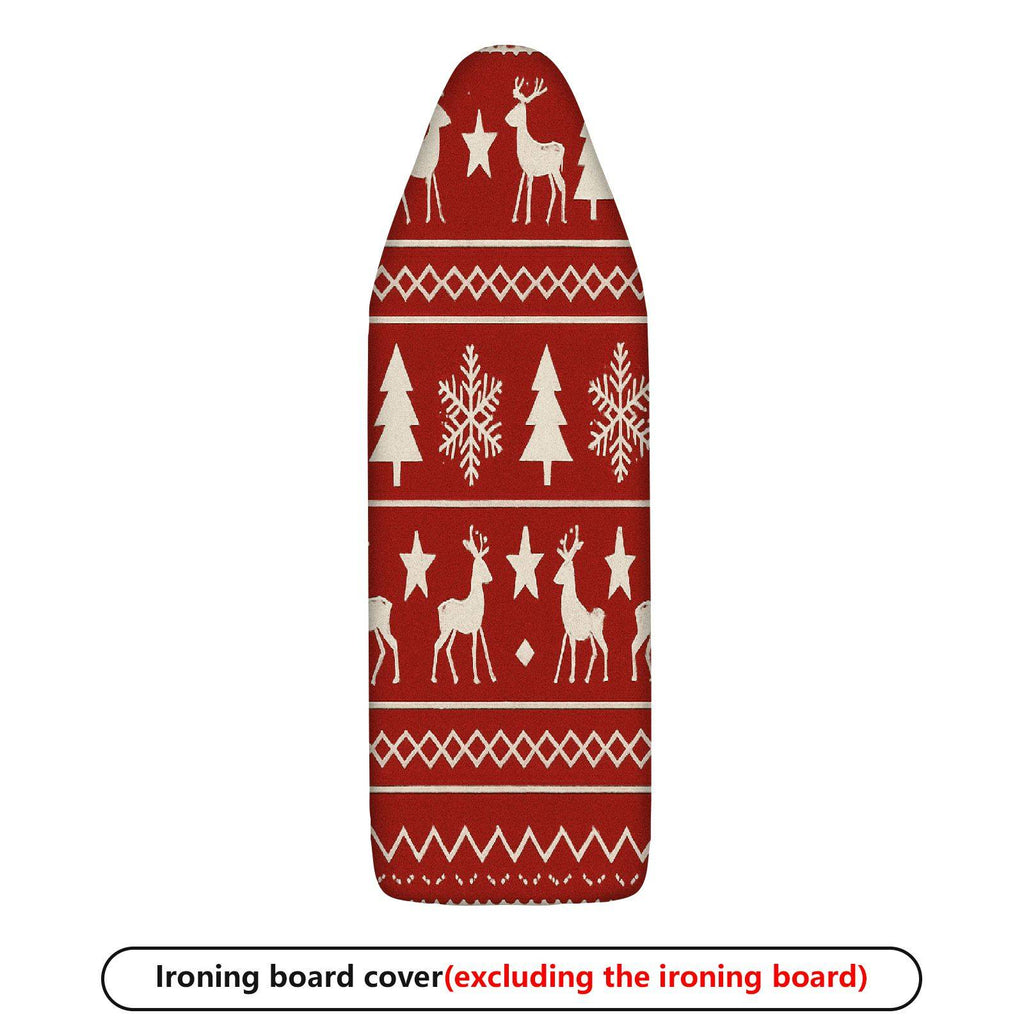 1-Piece Christmas Reindeer Snowflake  Ironing Board Cover, Universal Size, Without Board