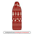 1-Piece Christmas Reindeer Snowflake  Ironing Board Cover, Universal Size, Without Board