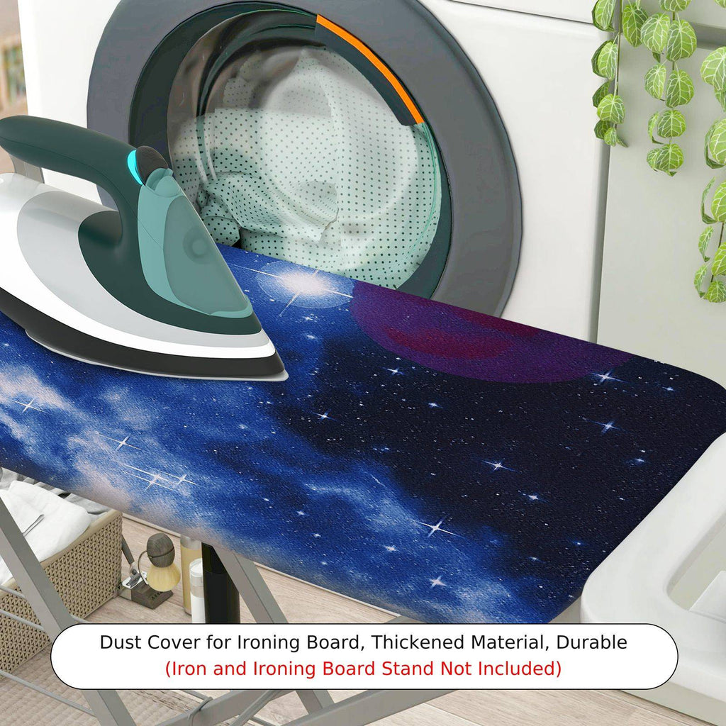 1-Piece Galaxy Starry Night Sky  Ironing Board Cover, Universal Size, Without Board