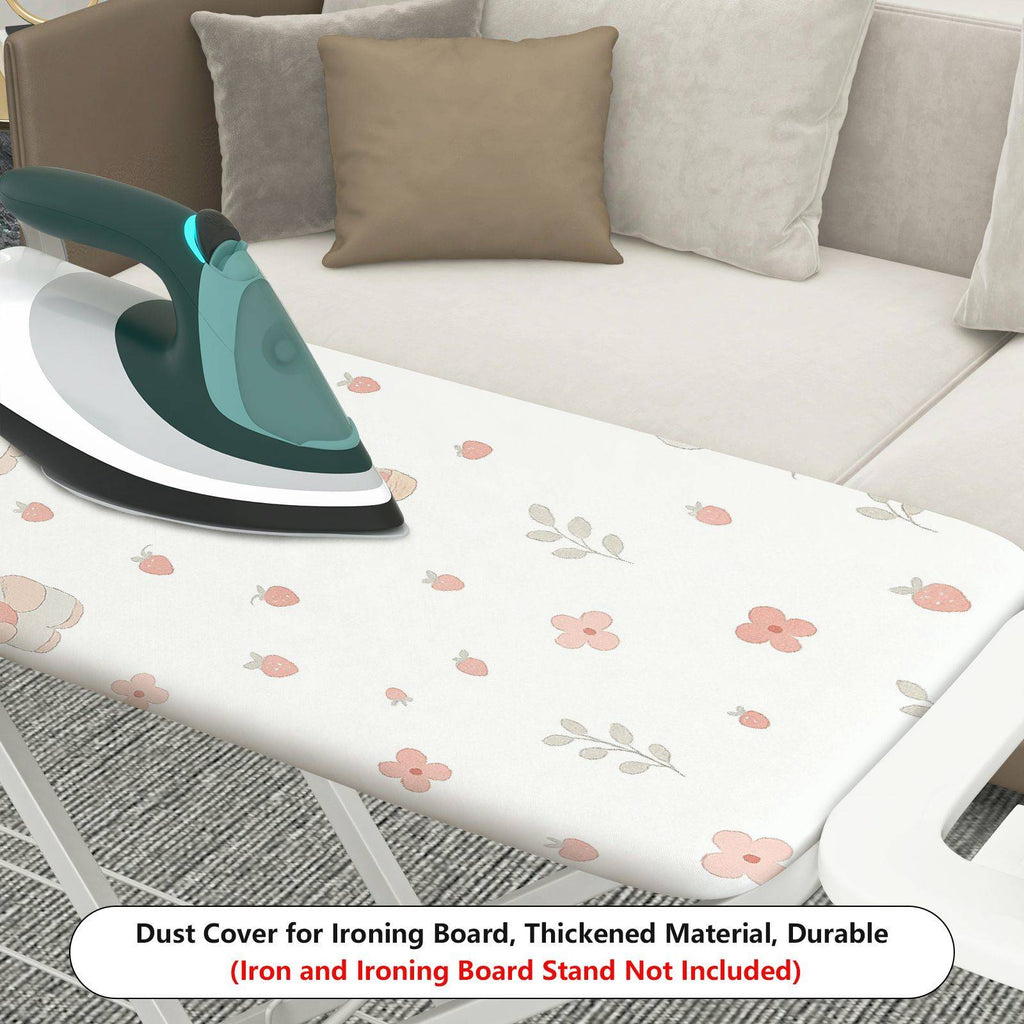1-Piece Cute Bear Floral Strawberry  Ironing Board Cover, Universal Size, Without Board
