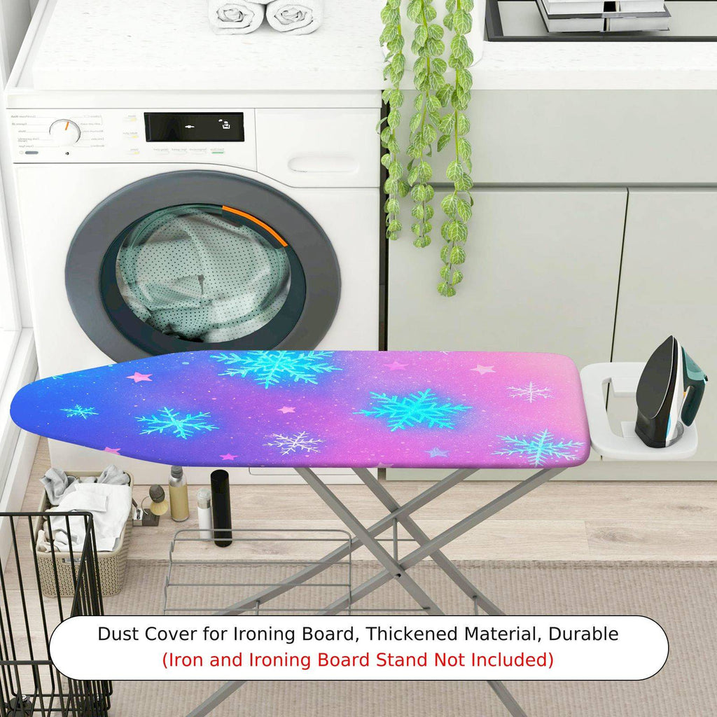 1-Piece Snowflake Star Galaxy  Ironing Board Cover, Universal Size, Without Board