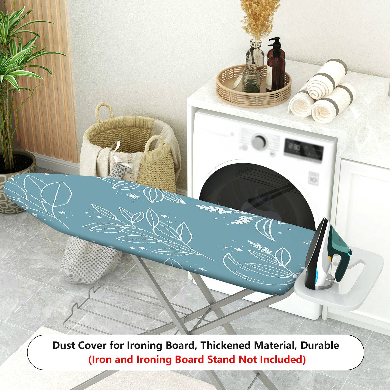 1-Piece Leaf Star Moon  Ironing Board Cover, Universal Size, Without Board