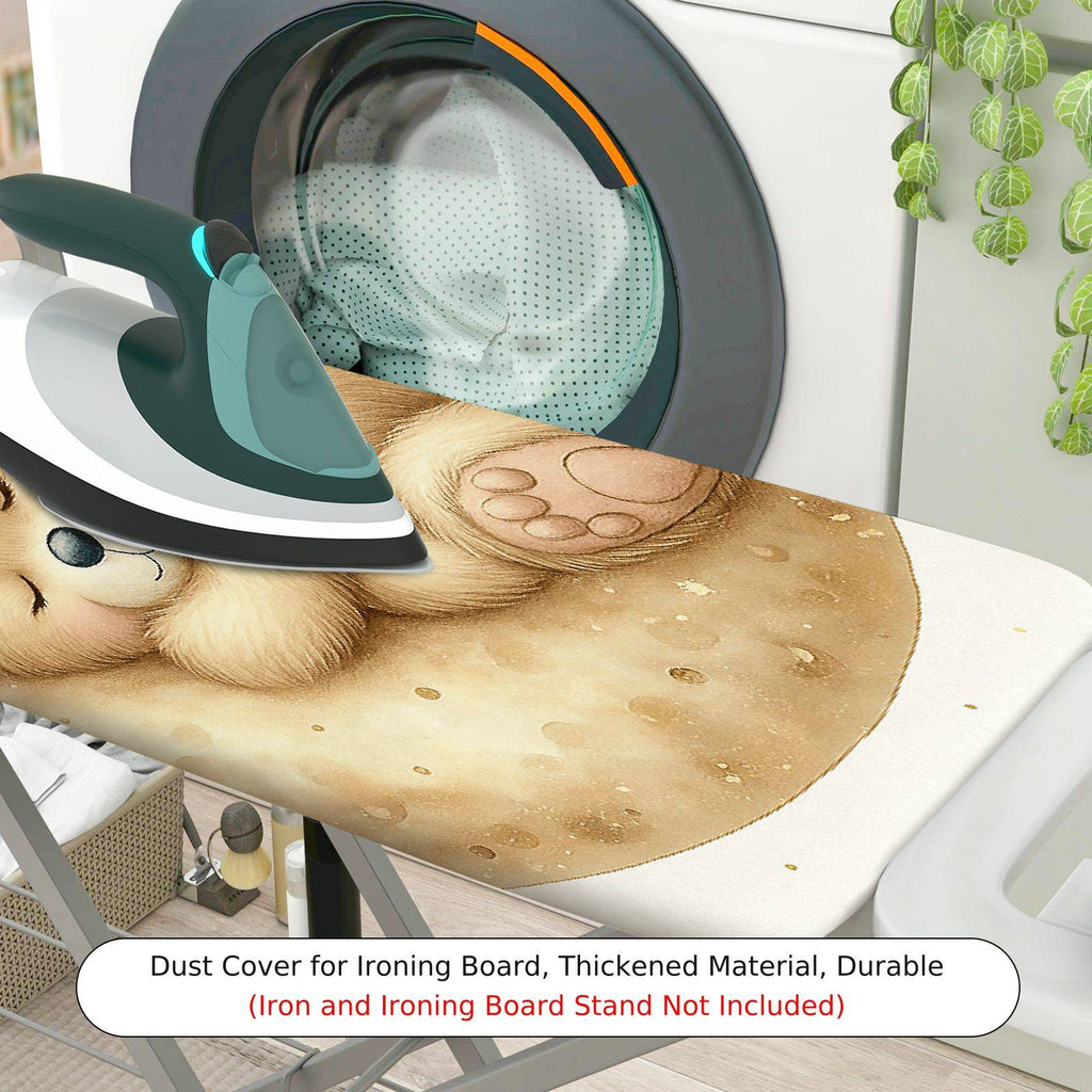 1-Piece Bear Sleeping Starry  Ironing Board Cover, Universal Size, Without Board