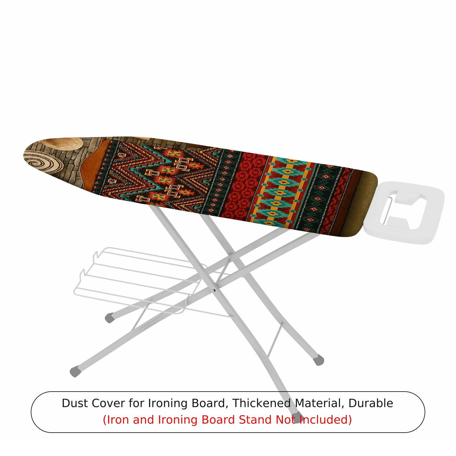 1-Piece Ethnic Retro Geometric  Ironing Board Cover, Universal Size, Without Board