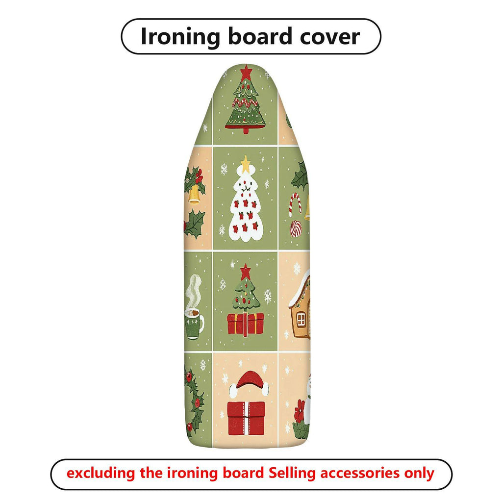 1-Piece Christmas Holiday Festive  Ironing Board Cover, Universal Size, Without Board