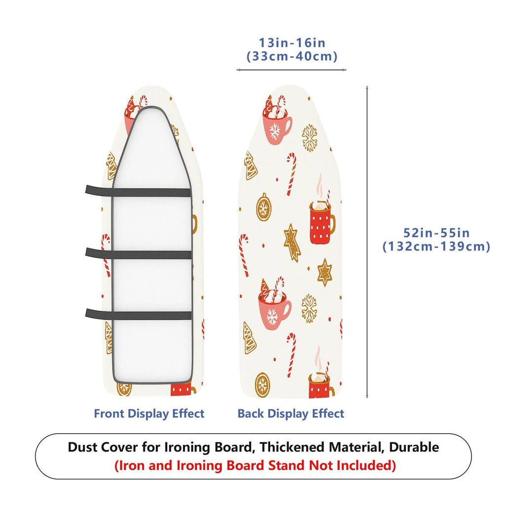 1-Piece Christmas Candy Mug Star  Ironing Board Cover, Universal Size, Without Board