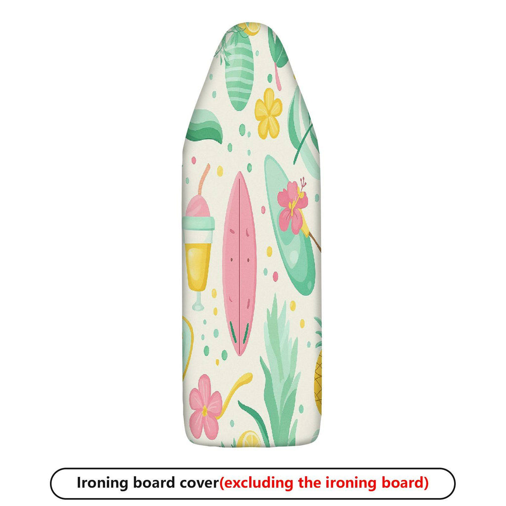 1-Piece Tropical Floral Surf  Ironing Board Cover, Universal Size, Without Board