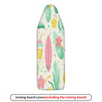 1-Piece Tropical Floral Surf  Ironing Board Cover, Universal Size, Without Board