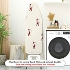 1-Piece Santa Christmas Red  Ironing Board Cover, Universal Size, Without Board