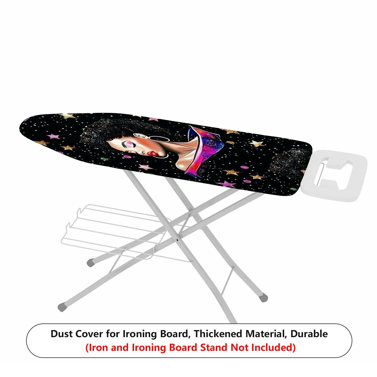 1-Piece Starry Night Cosmic Woman Space  Ironing Board Cover, Universal Size, Without Board
