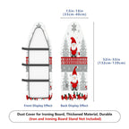 1-Piece Santa Claus Snowflake Christmas Tree  Ironing Board Cover, Universal Size, Without Board
