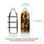 1-Piece Dogs Puppies Animals  Ironing Board Cover, Universal Size, Without Board