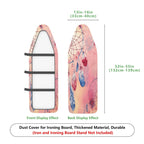 1-Piece Dreamcatcher Feather Pink  Ironing Board Cover, Universal Size, Without Board