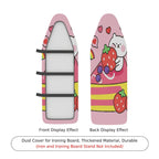 1-Piece Strawberry Rainbow Bear  Ironing Board Cover, Universal Size, Without Board