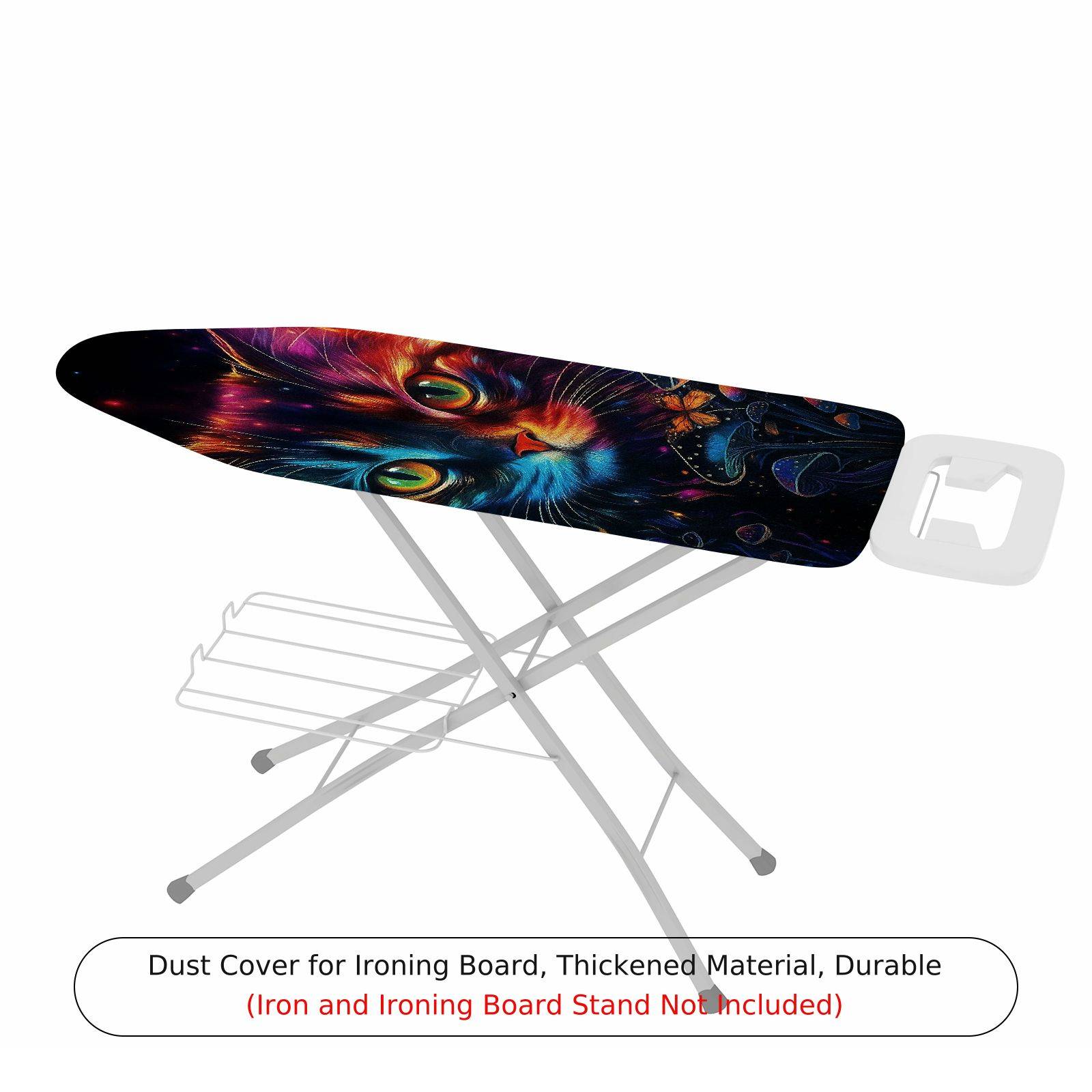 1-Piece Galaxy Cat Space  Ironing Board Cover, Universal Size, Without Board