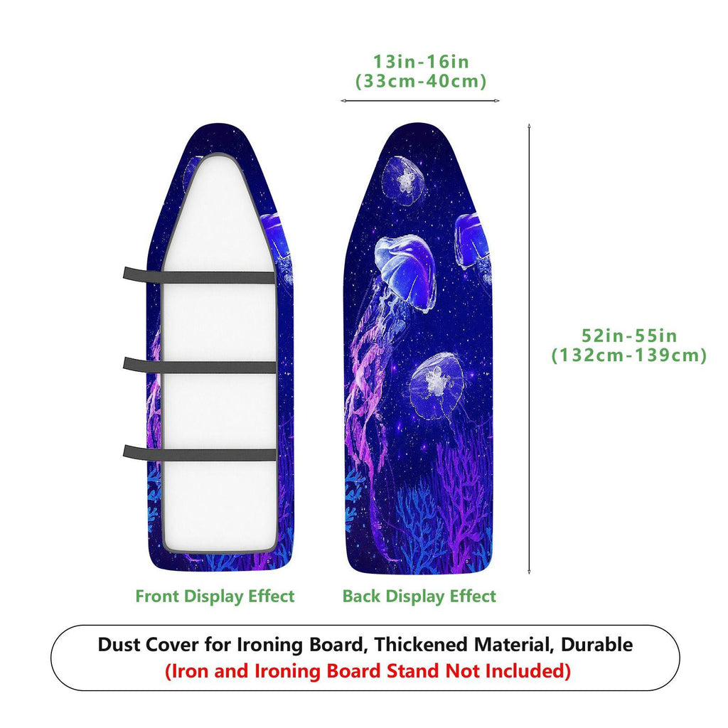 1-Piece Jellyfish Ocean Starry  Ironing Board Cover, Universal Size, Without Board