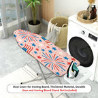 1-Piece Flag Stars Fireworks  Ironing Board Cover, Universal Size, Without Board