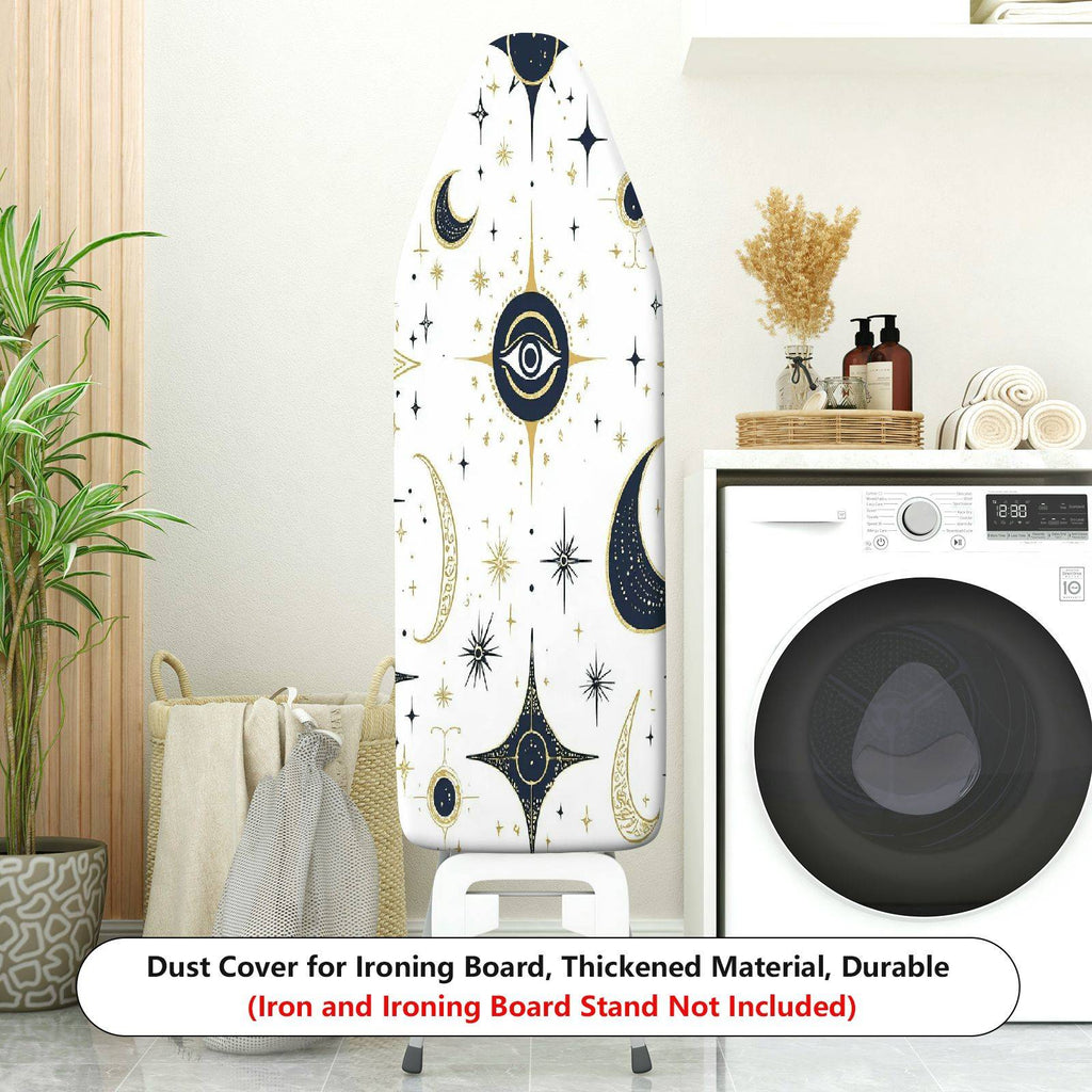 1-Piece Moon Star Eye Pattern Galaxy  Ironing Board Cover, Universal Size, Without Board