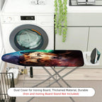 1-Piece Wolves Galaxy Stars  Ironing Board Cover, Universal Size, Without Board