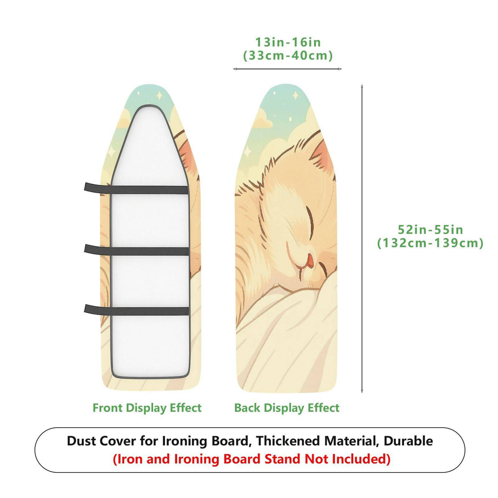 1-Piece Cat  Fun  Ironing Board Cover, Universal Size, Without Board